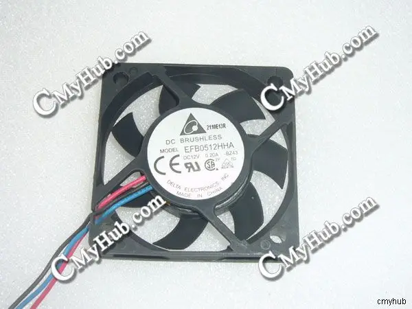 3-контактный охлаждающий вентилятор для DELTA ELECTRONICS EFB0512HHA BZ43 постоянный ток 12 В 5010 A