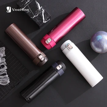 

VandHome Children Thermos 304 Stainless Steel Insulated Bottle Portable Vacuum Flask Hot Water Bottle Thermo Mug For Coffee