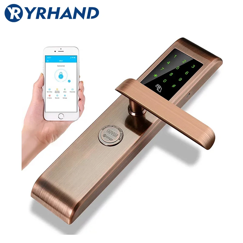  Smartphone Bluetooth Door Lock APP Combination Code Touch Screen Keypad Password Smart Electronic d