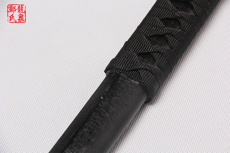 Katana LaidoHard wood 100cm Kendo Practice Sword Oak Decorative Bokken Samurai Red Black Color Brandon Swords