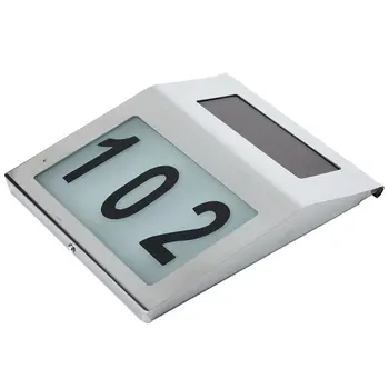 

house door number outdoor hotel led numbers apartment sign nameplates doorplate Address Plaque Digit Plate Wall Lamps Dropship