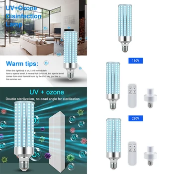 

UV Germicidal Lamp LED UVC Bulb Disinfection Light Bulbs For Home 60W B22/E26/E27 Base 1 Set
