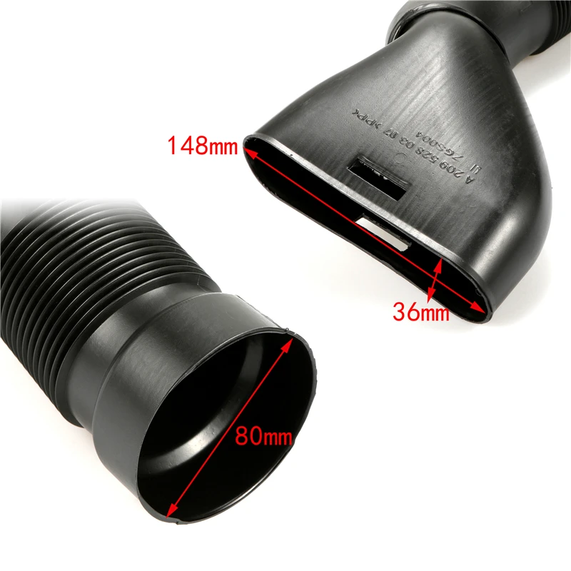 1pc/1 Paar Lufteinlass Kanal Schlauch für Mercedes W209 2095280307 