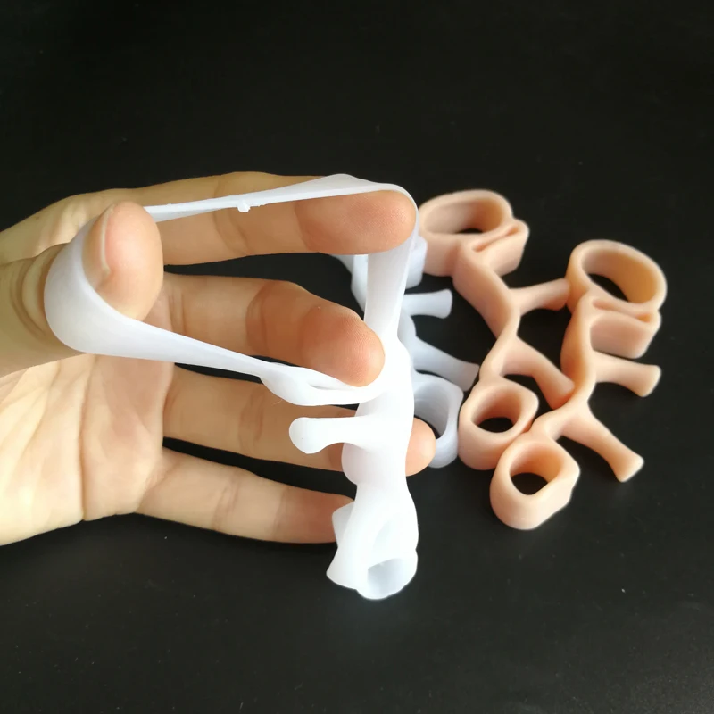 1 Pair Orthotic Toe Separator Straightener Bunion Silicone Flexible Valgus Splint Corrector Ingrown Toenail Tools