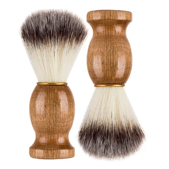 

Shaving Bear Brush Bear Cleaning Brushes Best Badger Hair Shave Wooden Handle Razor Barber Tool Shave Brush