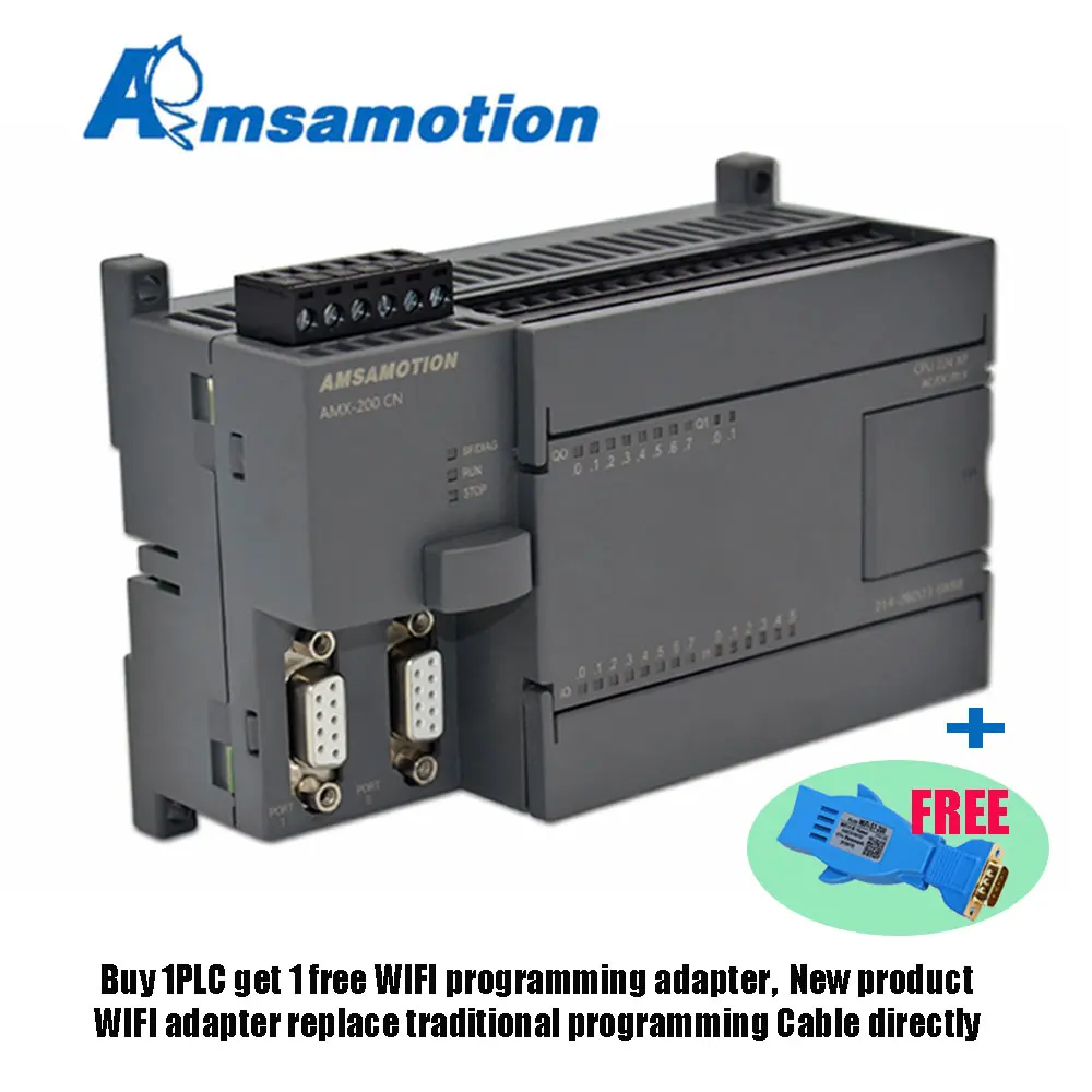 Заменить PLC CPU224XP программируемый контроллер PLC релейный выход с wifi адаптер программирования Amsamotion Заводская распродажа - Цвет: RELAY PLC