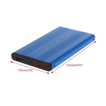 

Sata to USB 3.0 Hard Disk Drive Box High Speed 2.5" HDD Enclosure Aluminum Case