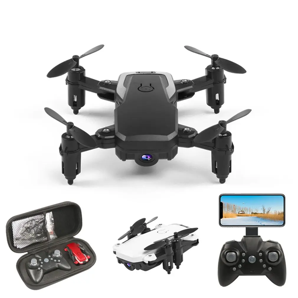 Мини складной Wi-Fi FPV Радиоуправляемый Дрон с HD камерой Радиоуправляемый вертолет самолет удержание высоты воздушные видео игрушки для детей