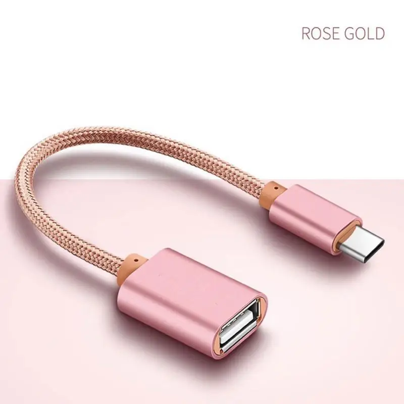20Cm Micro USB Kabel OTG Tipe C OTG Kabel Gaming OTG Adaptor Ponsel Permainan Mouse Keyboard Konektor untuk Samsung xiaomi