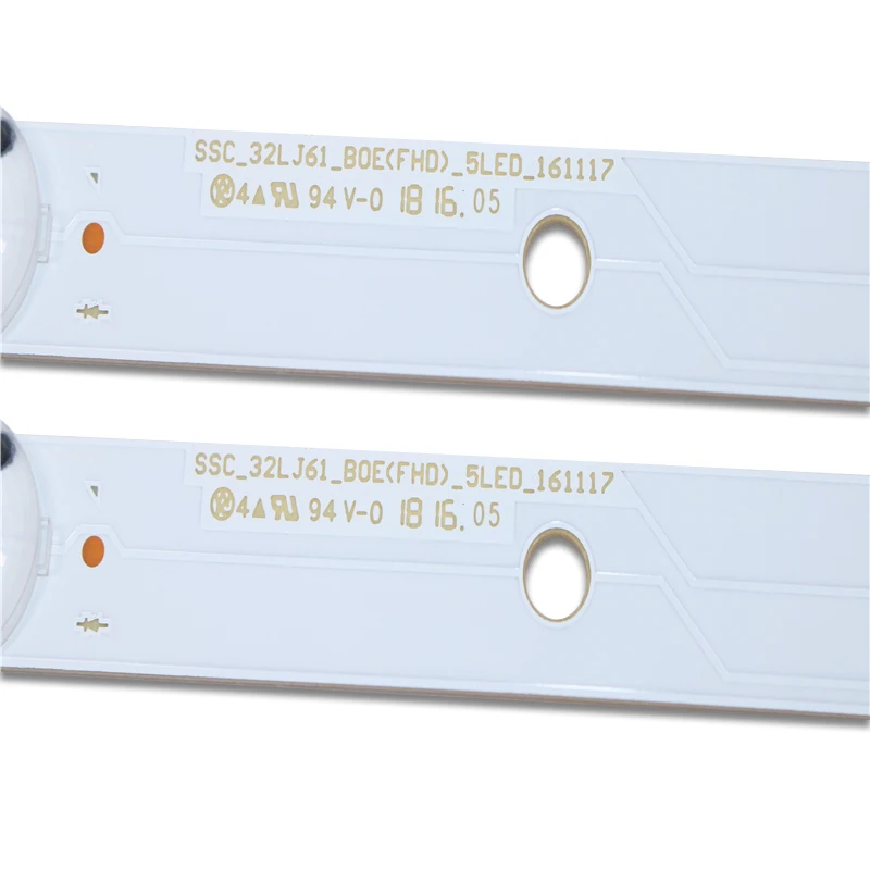 

New 8 PCS/set 5LED 615mm LED backlight strip for LG 32lj610V REf289 LED ARRAY ASSY 32LJ61 SSC_32LJ61_BOE(FHD)_5LED EAV63673021