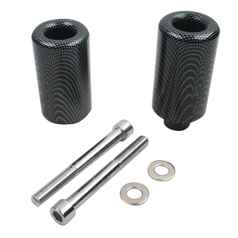carbon Falling Protectors Motorcycle Black Frame Slider Anti Crash Caps For Suzuki GSXR 1000 GSXR1000 K7 2007 2008 Motocross - Цвет: carbon