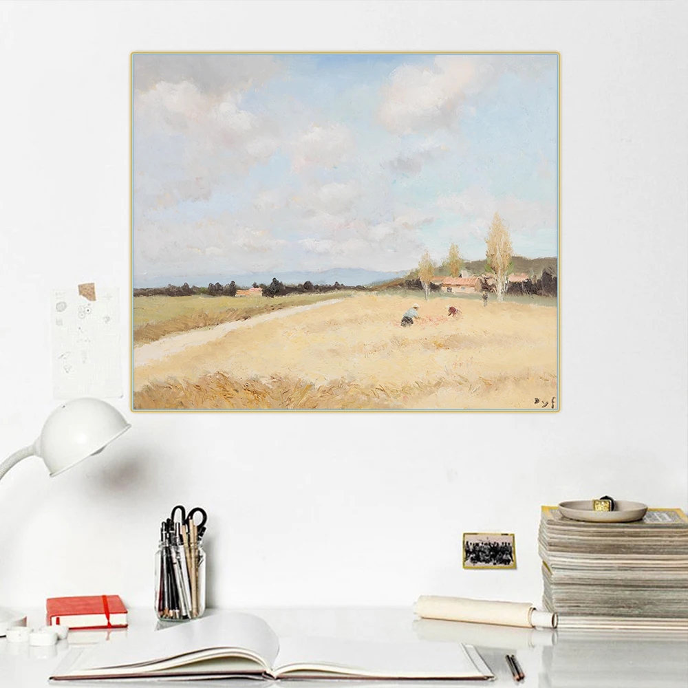 Пейзаж города Марсель диф живопись маслом на холсте настенное украшение для дома