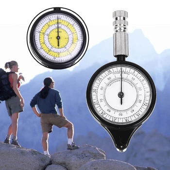 

Map Rangefinder Odometer Multifunction Compass Curvimeter Outdoor Climbing Sport Y98F