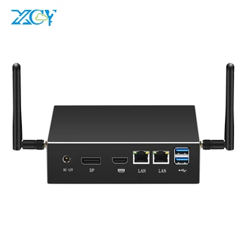 

XCY Mini Pc Intel Core i7 10510U Linux Thin Client Micro Desktop Computers Best Industrial Komputer Win 10 Minipc 2 Lan Port 4K