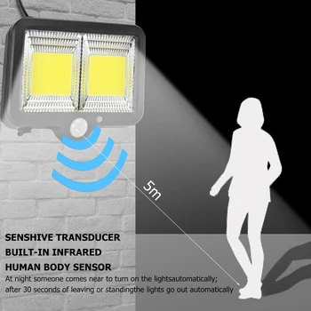 

Waterproof LED Solar Light Remote Control Motion Sensor Outdoor Garden Yard Lamp Community Road Path Decorative Lighting