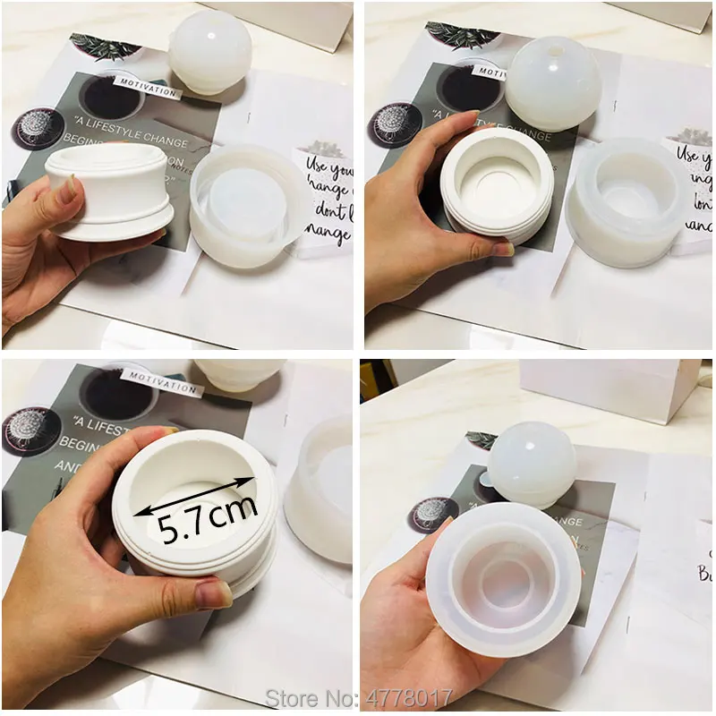 Diy звезда, кристаллический шар опорная база штукатурка эпоксидная смола гипс ремесла силиконовые формы бетонный горшок цемент подсвечник глиняная форма