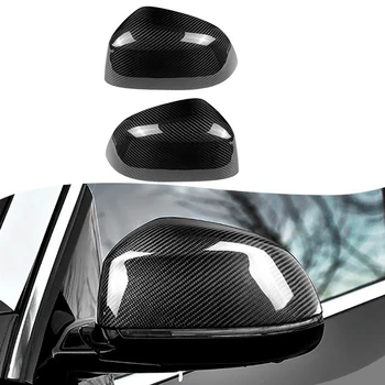 

Real Carbon Fiber Car Side Mirror Cover Rearview Mirrors Trim for -BMW- X3 X4 X5 X6 F25 F26 F15 F16
