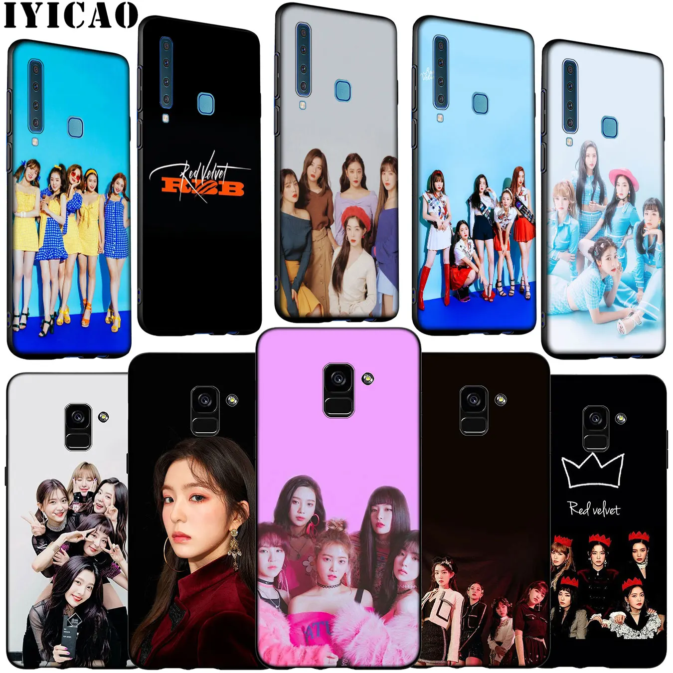 Sexy Red Velvet KPOP Soft Phone Case for Samsung Galaxy A51 A71 A81 A91 A41 A21 A11 A01 J8 J7 J6 J4 Plus A2 Core Prime 2018 |