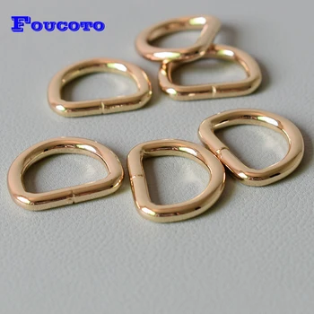 

50Pcs/Lot D-shaped Buckle For 3/4Inch(20mm) Webbing Dog Collar Chain Leather Belt Diy Pet Collar Backpack Belts Accessories