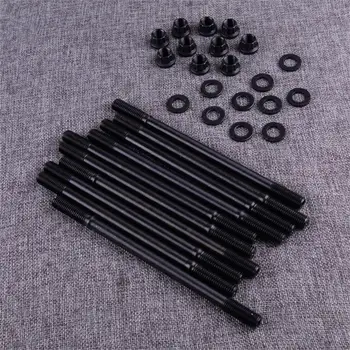 

CITALL New Black Head Stud Kit Fit For Honda Acura GSR B18C1 B18C5 B20VTEC LSVTEC 208-4303