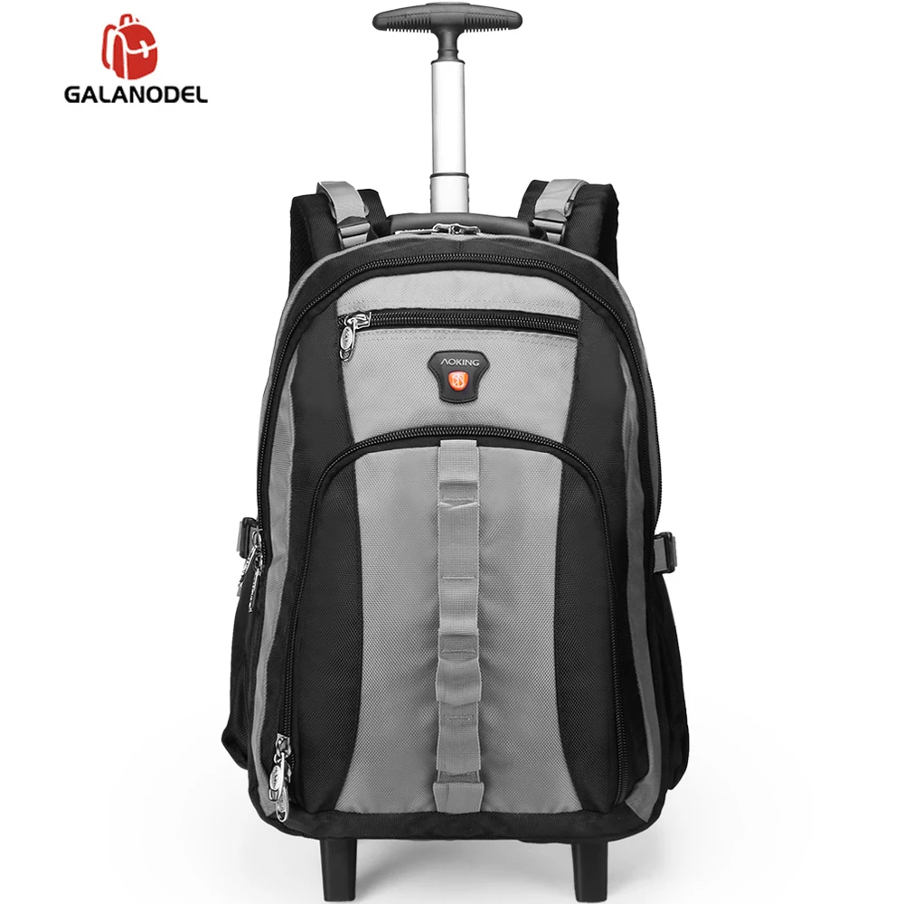 

Travel Trolley Backpack Luggage Large Capacity Men's Trolley Bags Waterproof Luggage Carry-ons Wheel Bags