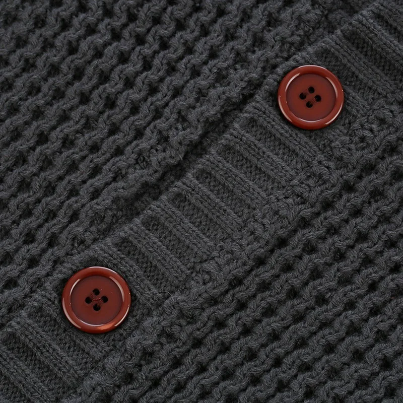 Laamei мужской свитер с пряжкой кардиган Осень зима 2019|Кардиганы| |