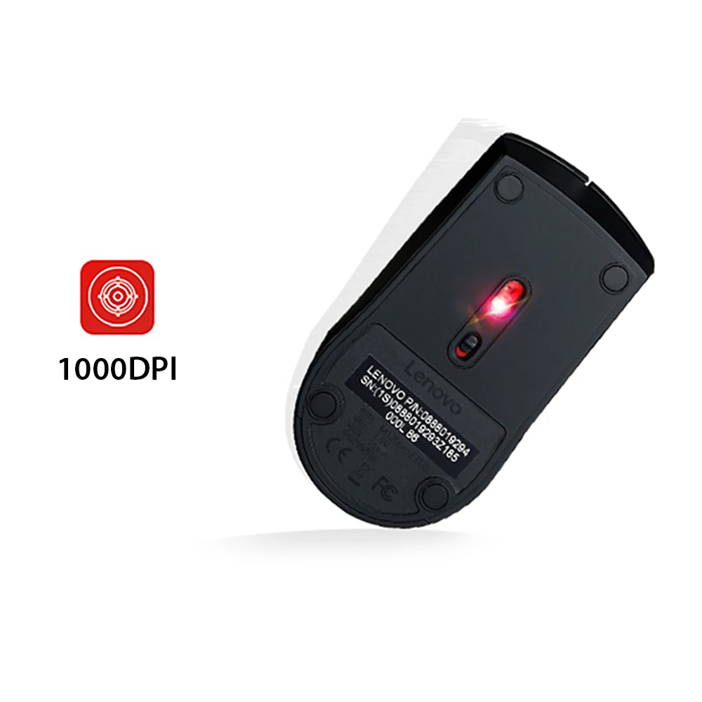 Lenovo M120 Pro Wireless Mouse 2.4GHz Laptop Mouse with USB Receiver Lightweight Ergonomic Optical Wireless Mouse Mice  for PC best gaming mouse for large hands