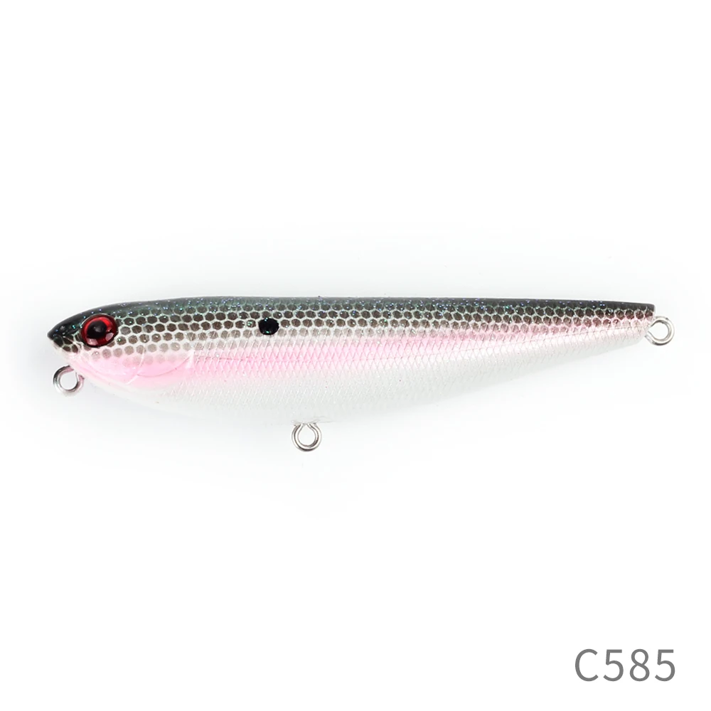 C585 Dog-x Jr Topwater карандаш приманка SAMMY воблер 85 мм 9,5 г ходьба Рыбалка бас приманка для щуки - Color: C585
