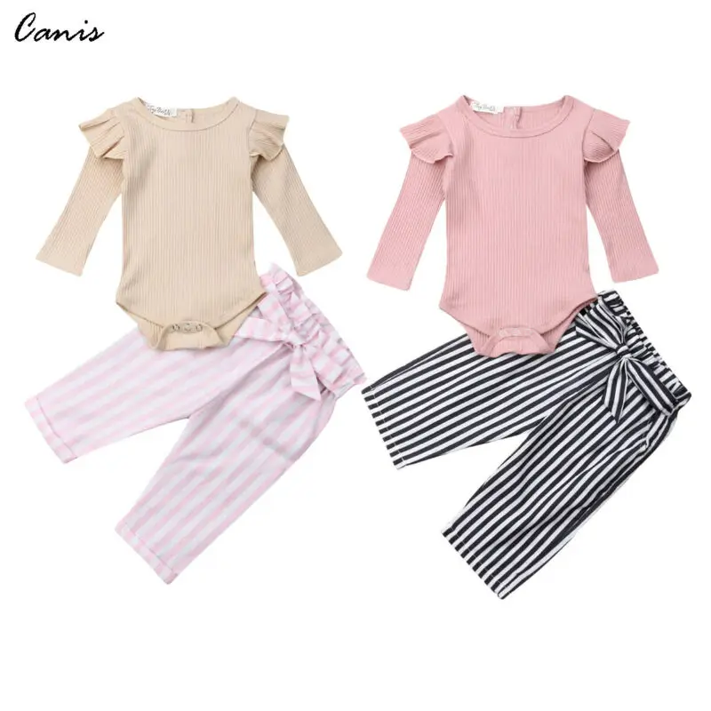 baby girl ribbed set