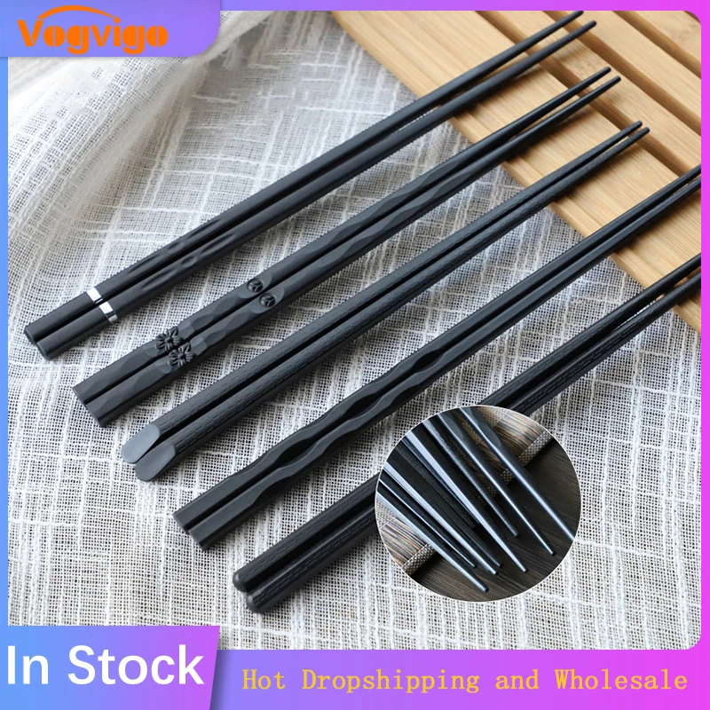 Reusable Chopsticks Sushi Non-Slip Japanese Gift 1-Pair