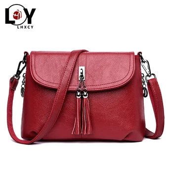 

Tassel Clamshell Small Women's Shoulder Bags High Quality Pu Leather Women Handbags Leisure Luxury Shopping Hand Bags For Women