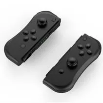 Bluetooth беспроводной Pro пульт дистанционного управления геймпад джойстики Joy-con(L/R) для Nintendo Switch NS игровая консоль с кабелем - Цвет: Black