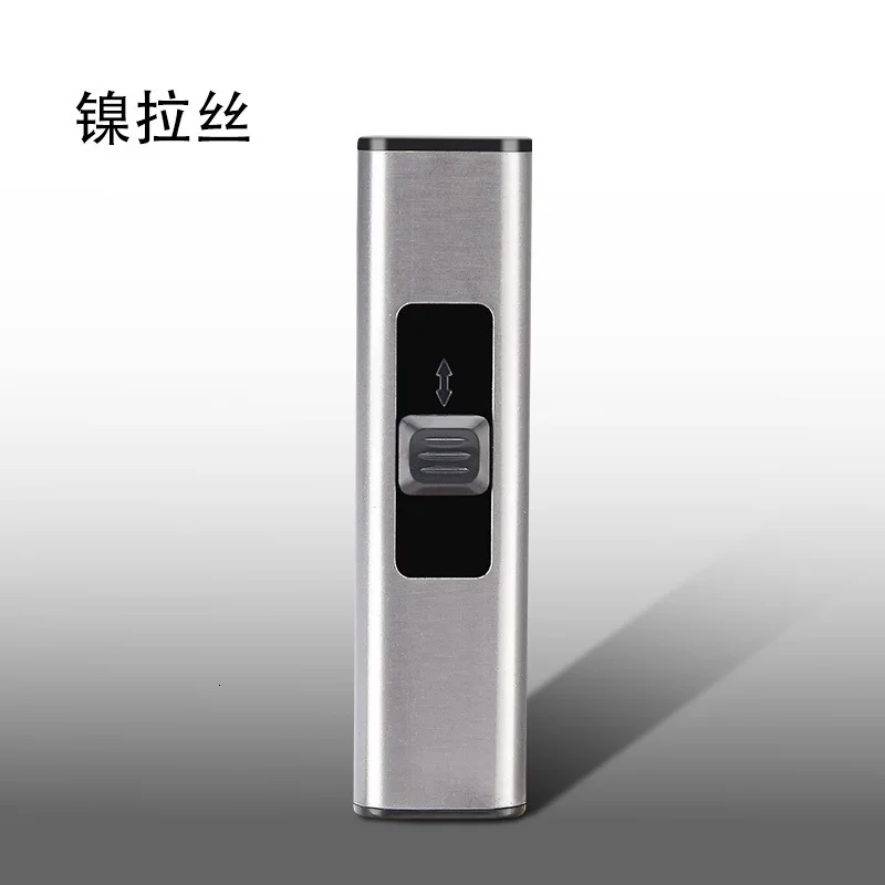 Оригинальность Windbreak Usb зарядка Зажигалка точечный детектор дыма зажигалка - Цвет: Nickel wire