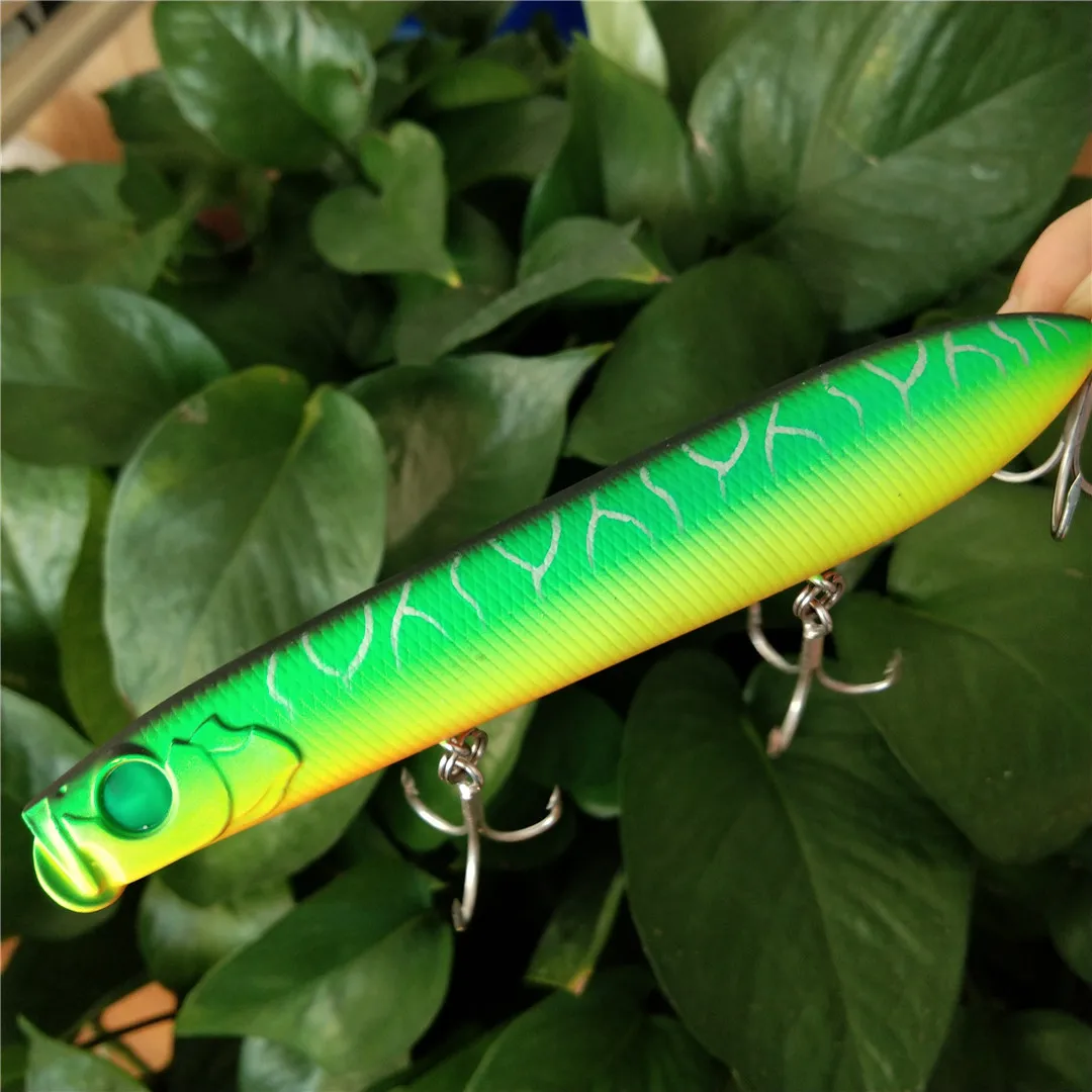 Swolfy 2 шт. 13 см 26,7 г искусственная приманка PESCA рыболовные приманки 3D Цветные снасти топ Поппер воблер для рыбалки кренкбейт