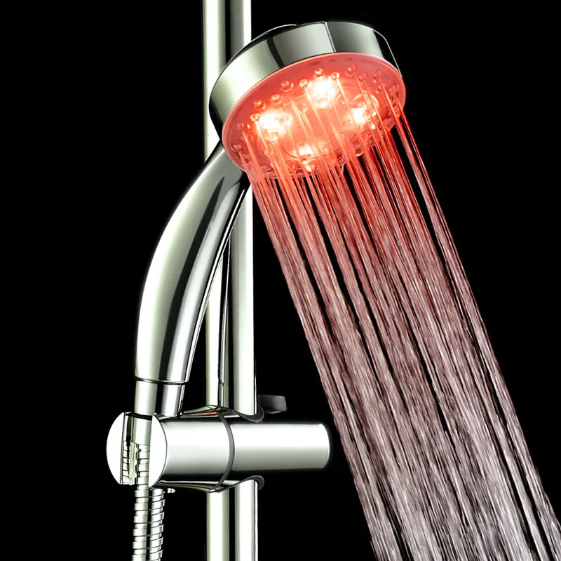 Насадка для душа с эффектом Термостатический смеситель для душа, ванной Ванная комната душа дождь смеситель для душа с термостатом постоянного Температура индукции - Цвет: Красный