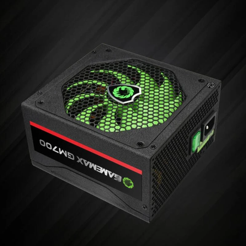 Блок питания для GameMax ATX12V полумодульный 80 плюс Бронзовый бесшумный блок питания для видеоигр 700 Вт блок питания GM-700