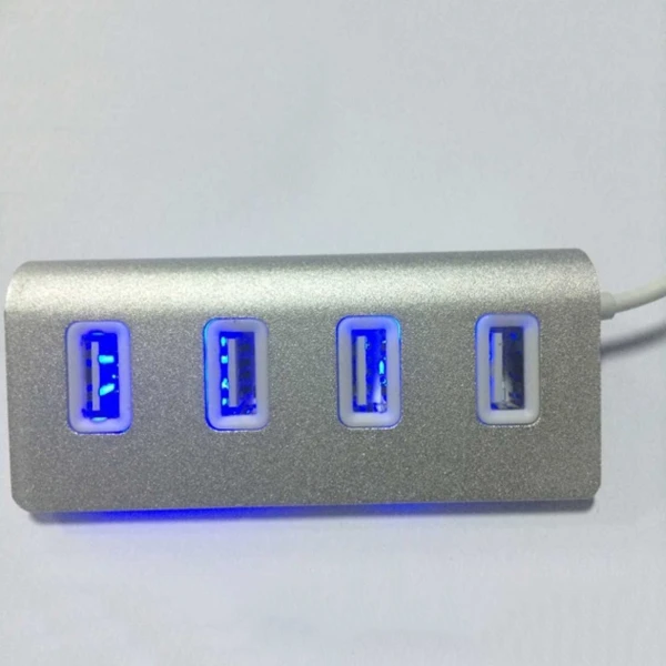 Мульти Usb 2,0 концентратор 4 порта адаптер сплиттер интерфейс питания для Macbook PC