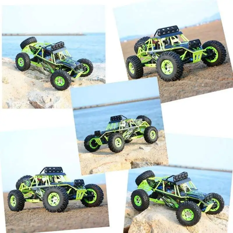 US $102.71 Wltoys 12428 Rc Car 4wd 24ghz 112 Radio Remote Control Crawler OffRoad Model Toy High Speed 50kmH Vehicle With Led Light