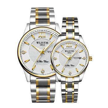 

Wlisth Watch Men High Quality Top Brand Business Watch for Men Couple Wristwatches Women Watches Dual Calendar Watch for Lover