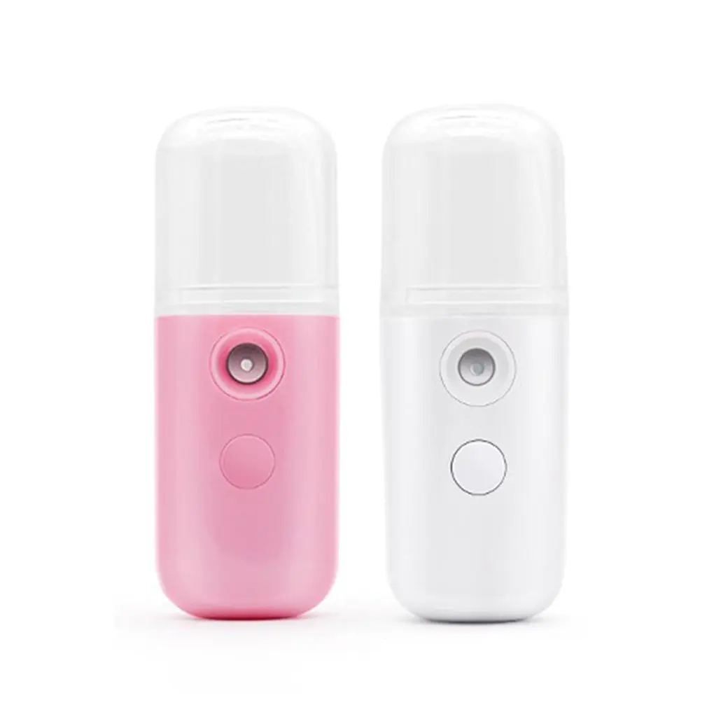 Female Easy To Carry Large Spray Nano Spray Water Meter Steam Face Cold Spray Portable Beauty Instrument Humidifier