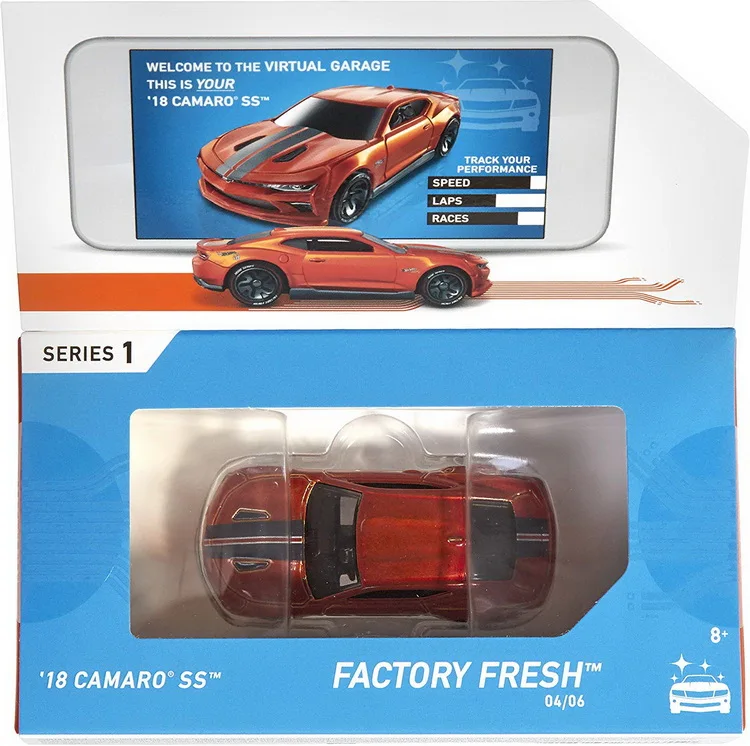 Hot Wheels ID автомобиль мобильная игра машина Batmobile шейкер кости Камаро уникально распознаваемые транспортные средства металлические Литые под давлением игрушечные модели машин - Цвет: 18 CAMARO SS