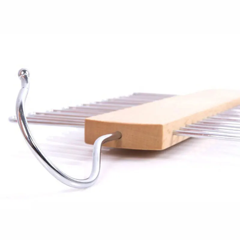 Wood Tie Hangers Multifunctional Anti-Slip Clothes Hanger for Ties Belts Scarf JAN88