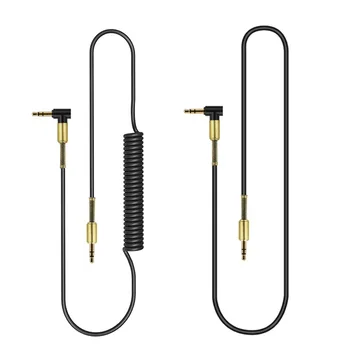 

3.5mm Elbow Telescopic Audio Cable Male To Male Aux Audio Speaker Cable Telescopic Cable Car Cable Headphone Cable