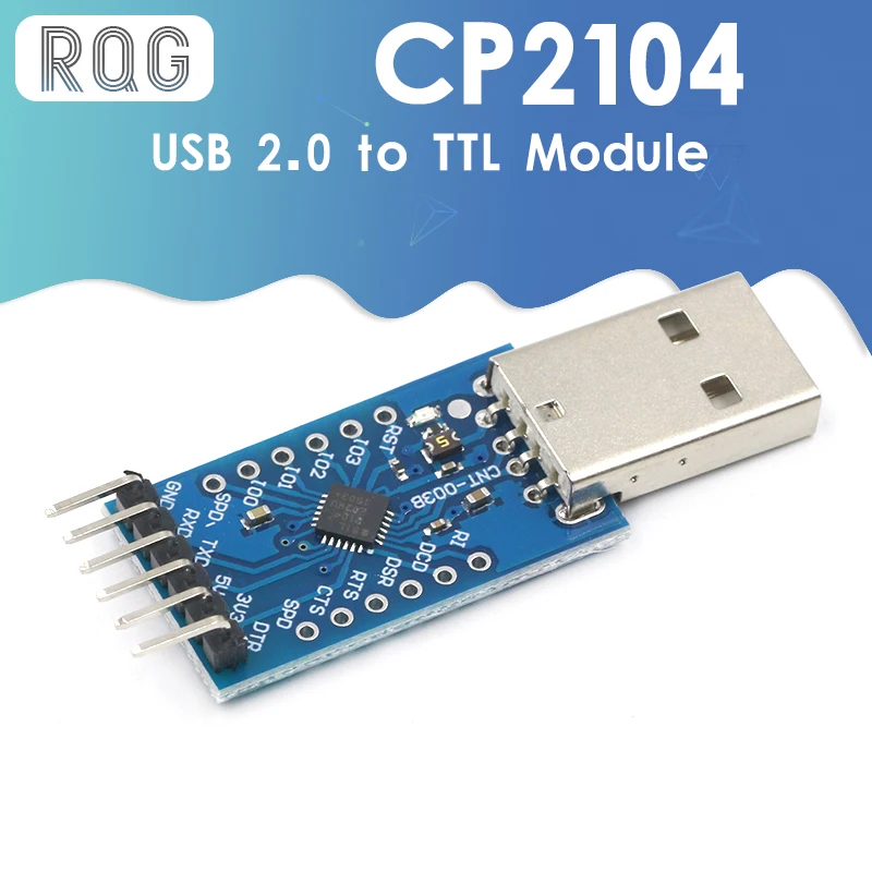 Последовательный преобразователь с USB 2 0 на TTL UART 6PIN модуль CP2104 STC PRGMR замена CP2102