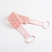 Массажное банное полотенце для взрослых, двусторонний силиконовый массажер для спины, массажный душевой ремень, мойка для тела, инструменты для чистки ванны