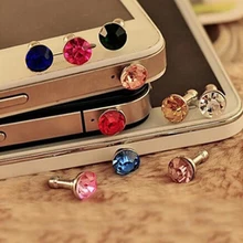 Универсальный 3,5 мм Мобильный телефон Алмазная Пылезащитная заглушка Универсальные наушники Пылезащитная заглушка для наушников Пробка для iPhone