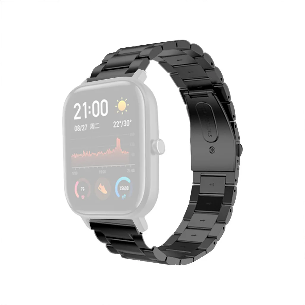 Роскошные ремешки для часов из нержавеющей стали для Xiaomi Huami AMAZFIT GTS, ремешки для часов xaomi xiomi, металлический ремешок для часов correas para reloj