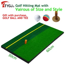 TTYGJ Golf Batting Mat Indoor Swing Practice Mat Golf Practice Chipping Mat Indoor Golf Game Outdoor Golf Game Golf Balls Equip