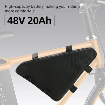 

Free Customs Duty 48V 26Ah Triangle eBike Battery 48V 20Ah Bicycle Batteries for 1500W 500W 350W Motor Kit Electric Bike Battery