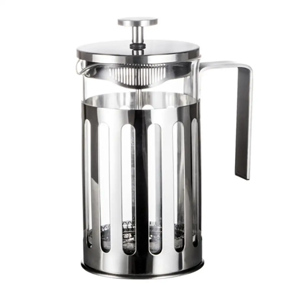 350ml 350/600/1000 мл Нержавеющая сталь Френч-пресс для приготовления кофе бытовой Чай горшок твердого английского фарфора - Цвет: 350ml